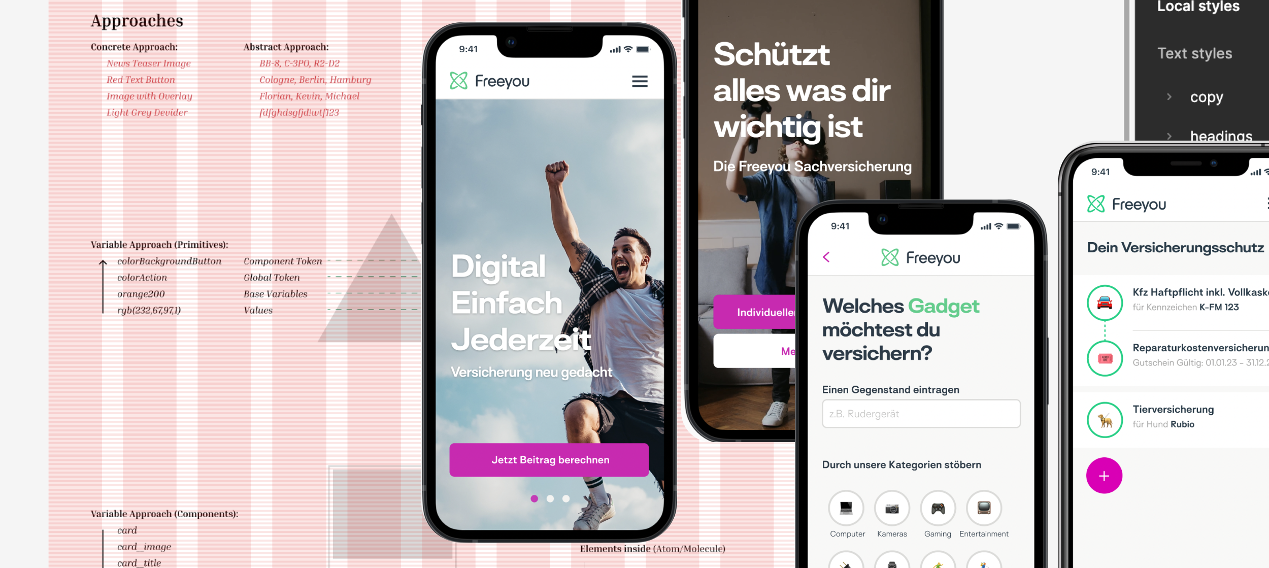 Freeyou AG Customer Portal Design System