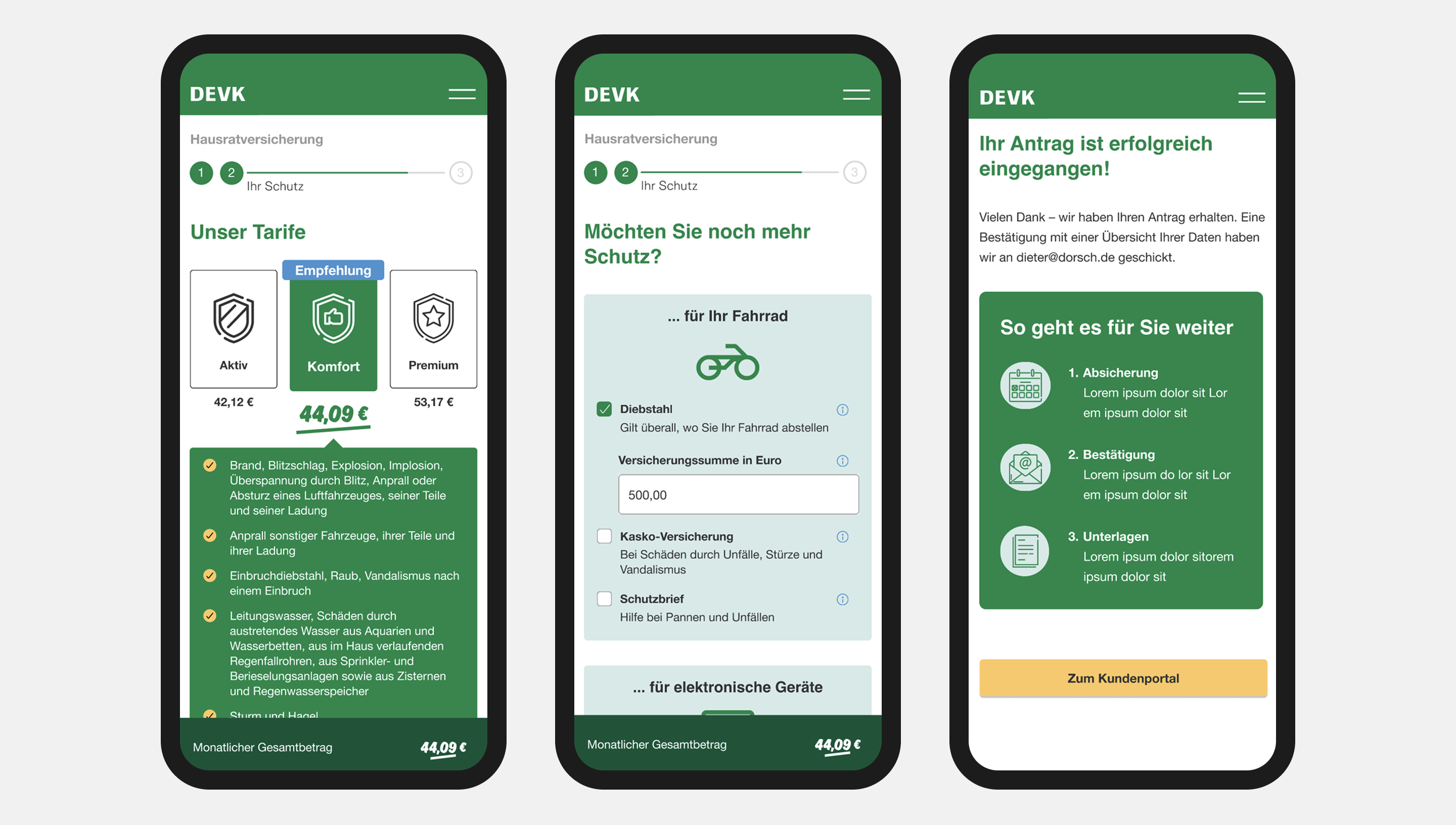 DEVK - Designadaptionen